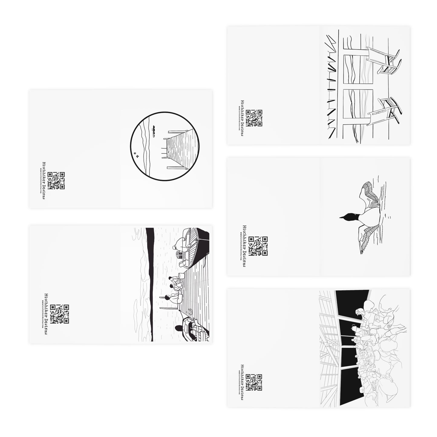 Squam Lines Greeting cards