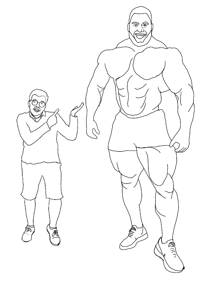 Simple line drawing