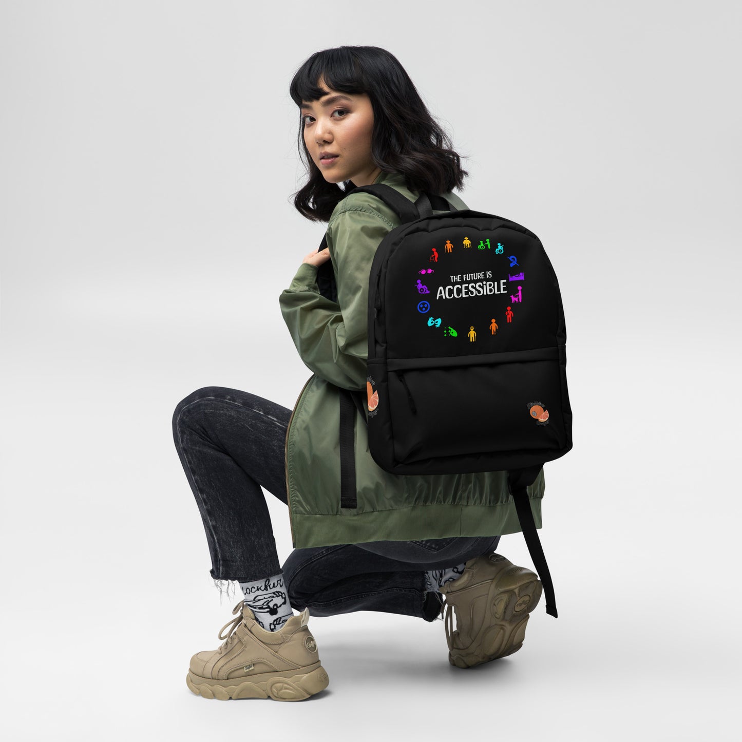 The future is accessible backpack