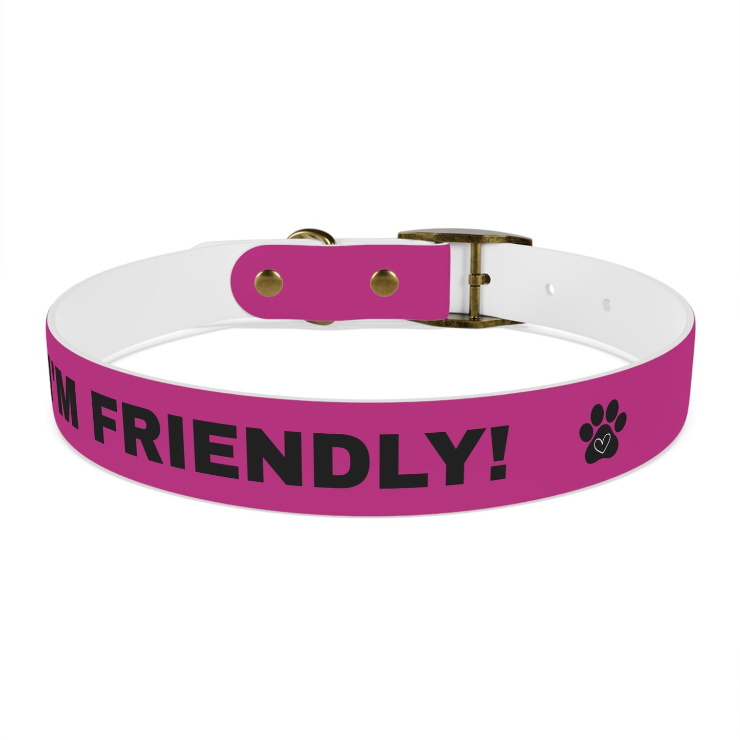 I’m friendly Dog Collar