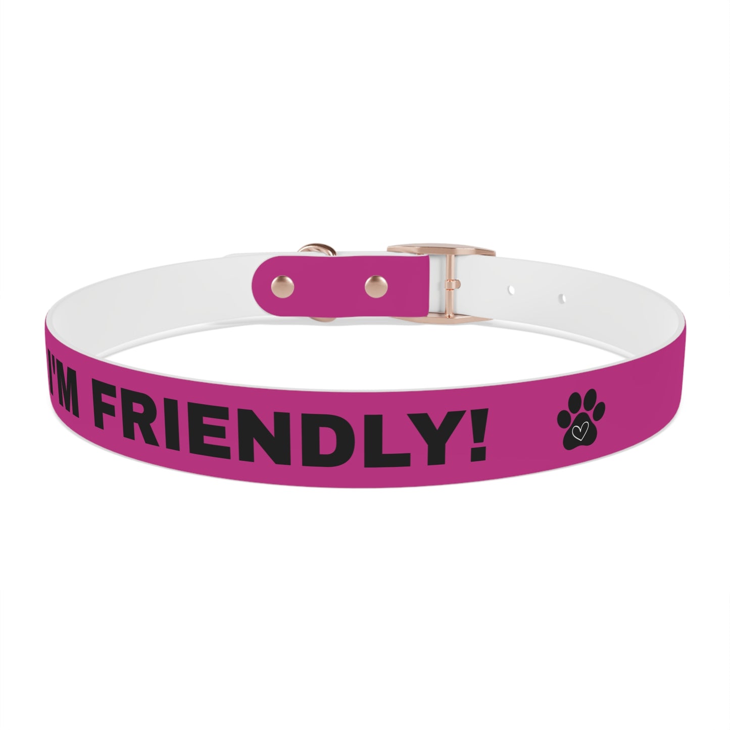 I’m friendly Dog Collar