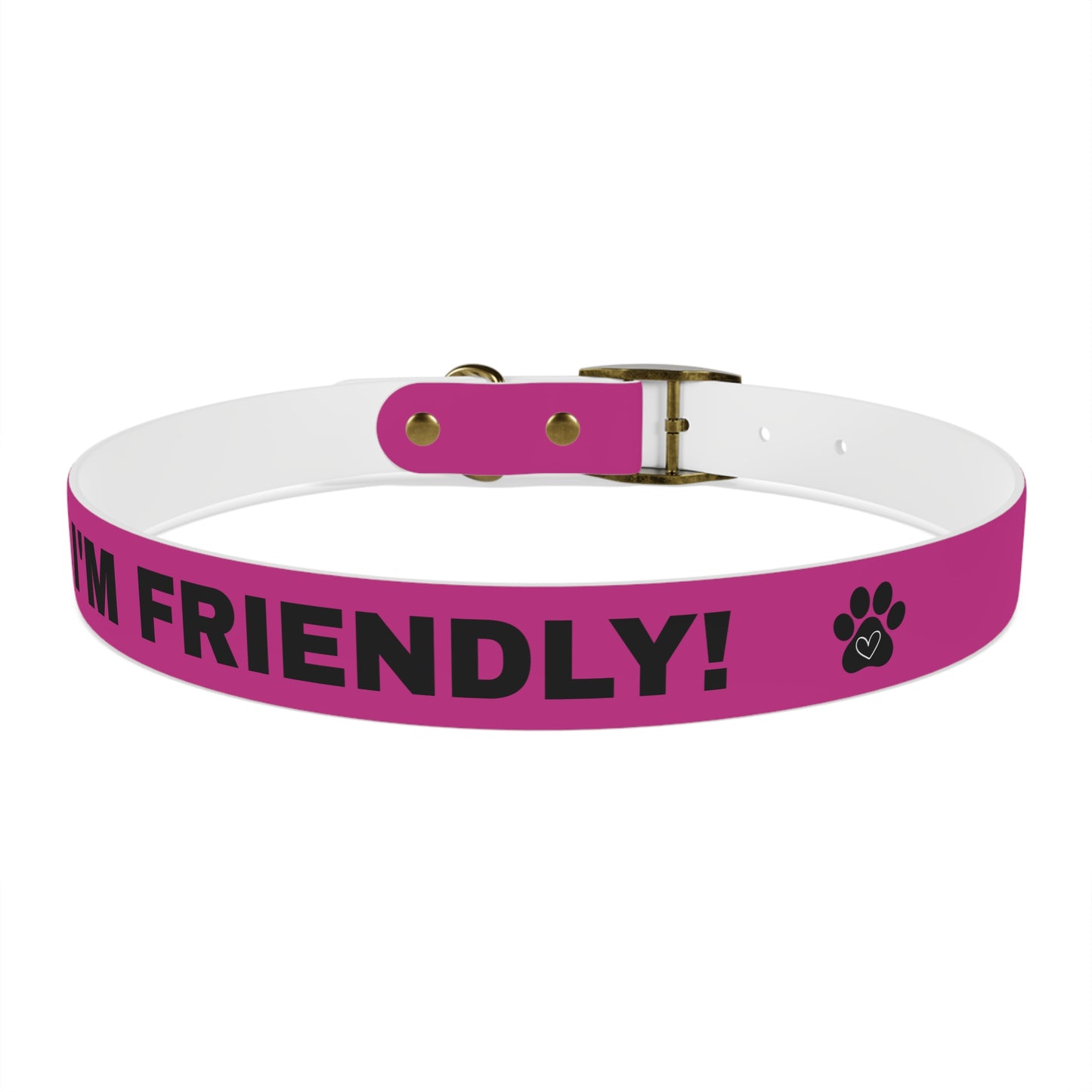 I’m friendly Dog Collar