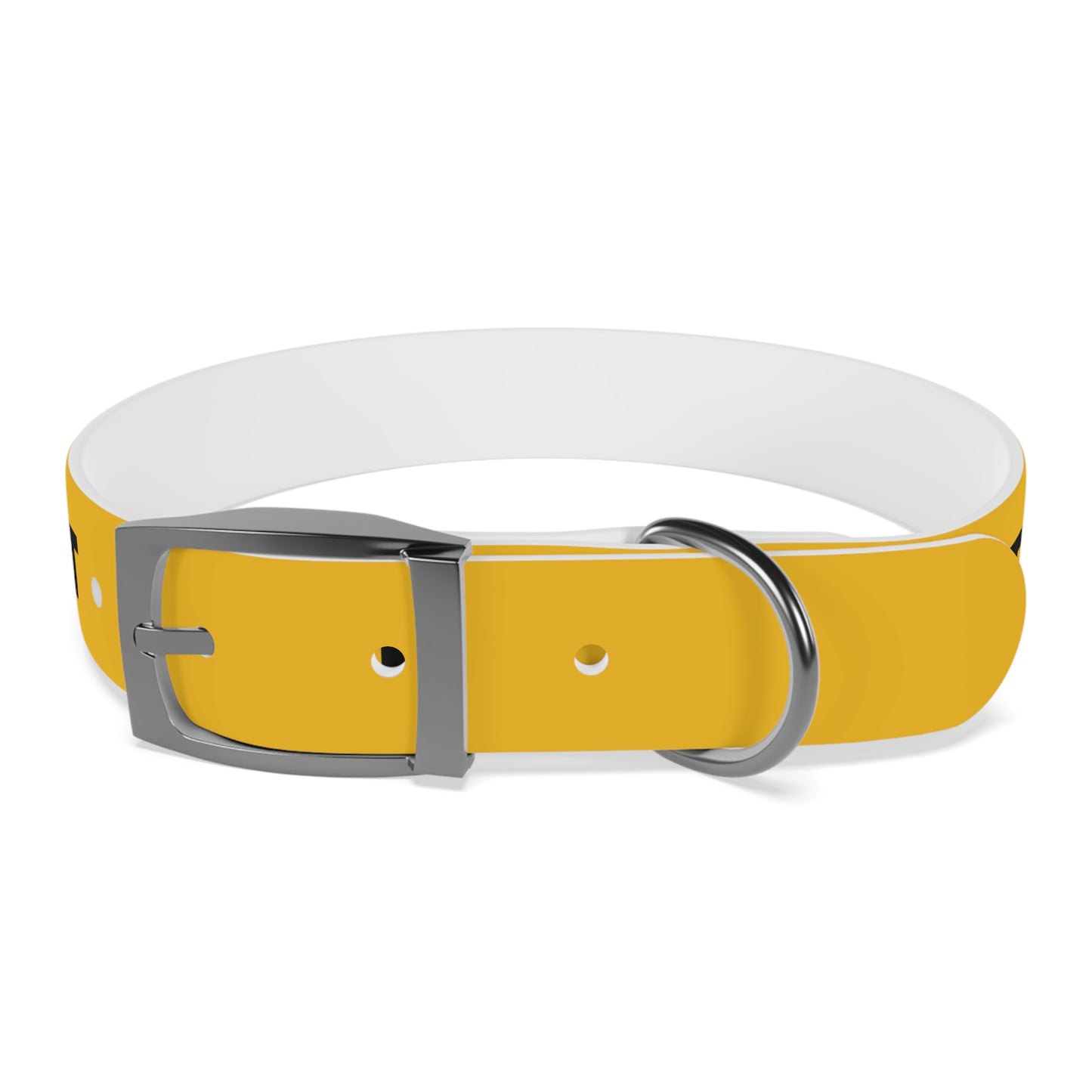 Yellow Do not pet Dog Collar