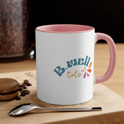B.well tots Accent Coffee Mug, 11oz